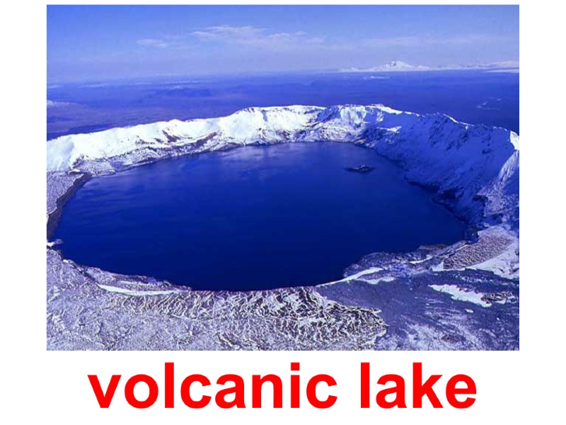 volcanic lake